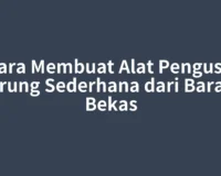 Cara Membuat Alat Pengusir Burung Sederhana dari Barang Bekas
