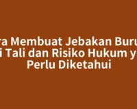 Cara Membuat Jebakan Burung dari Tali dan Risiko Hukum yang Perlu Diketahui