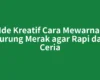 Ide Kreatif Cara Mewarnai Burung Merak agar Rapi dan Ceria